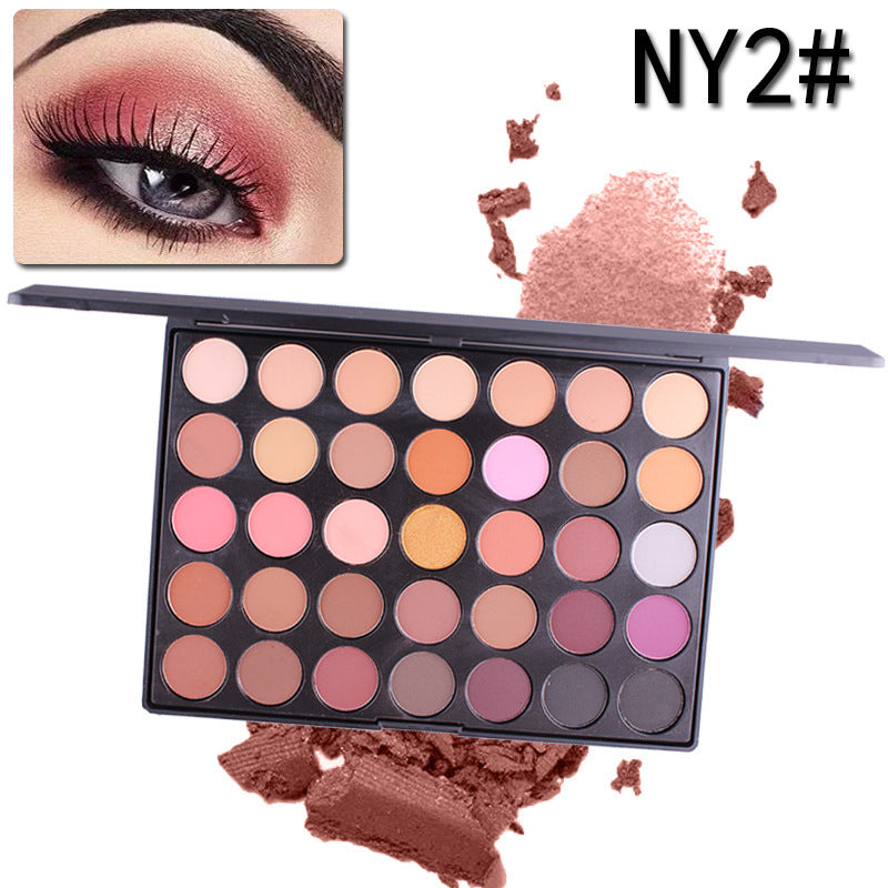New 35 Colors of Shimmer Matte Shadow Eyeshadow Palette - The Palette B New 35 Colors of Shimmer Matte Shadow Eyeshadow Palette - The Palette B